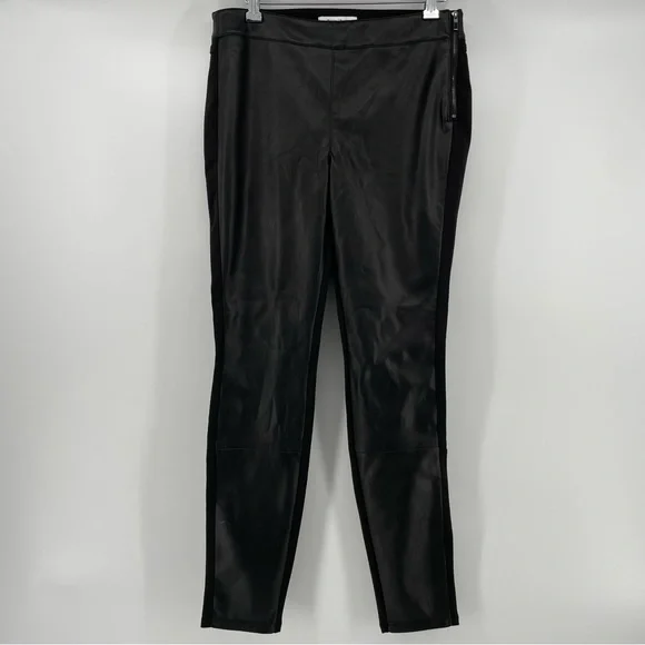 White House Black Market | Pants & Jumpsuits | Whbm White House Black  Market Black Faux Leather Dress Pants 6 | Poshmark